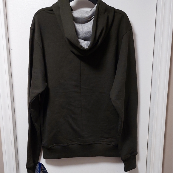 NWT CHAMPION Powerblend Fleece Hoodie Block Camo Logo - Picture 7 of 8